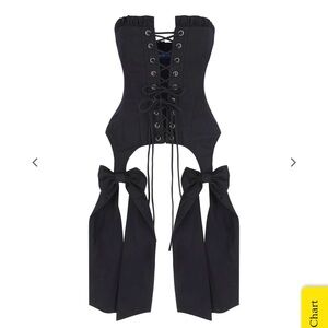 Selkie BNWT Midnight A La Mode Corset Size M never worn!